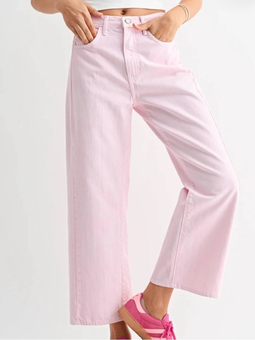Just Black Denim Pink Barrel Jean Twist - Size’s 0-12 NWT